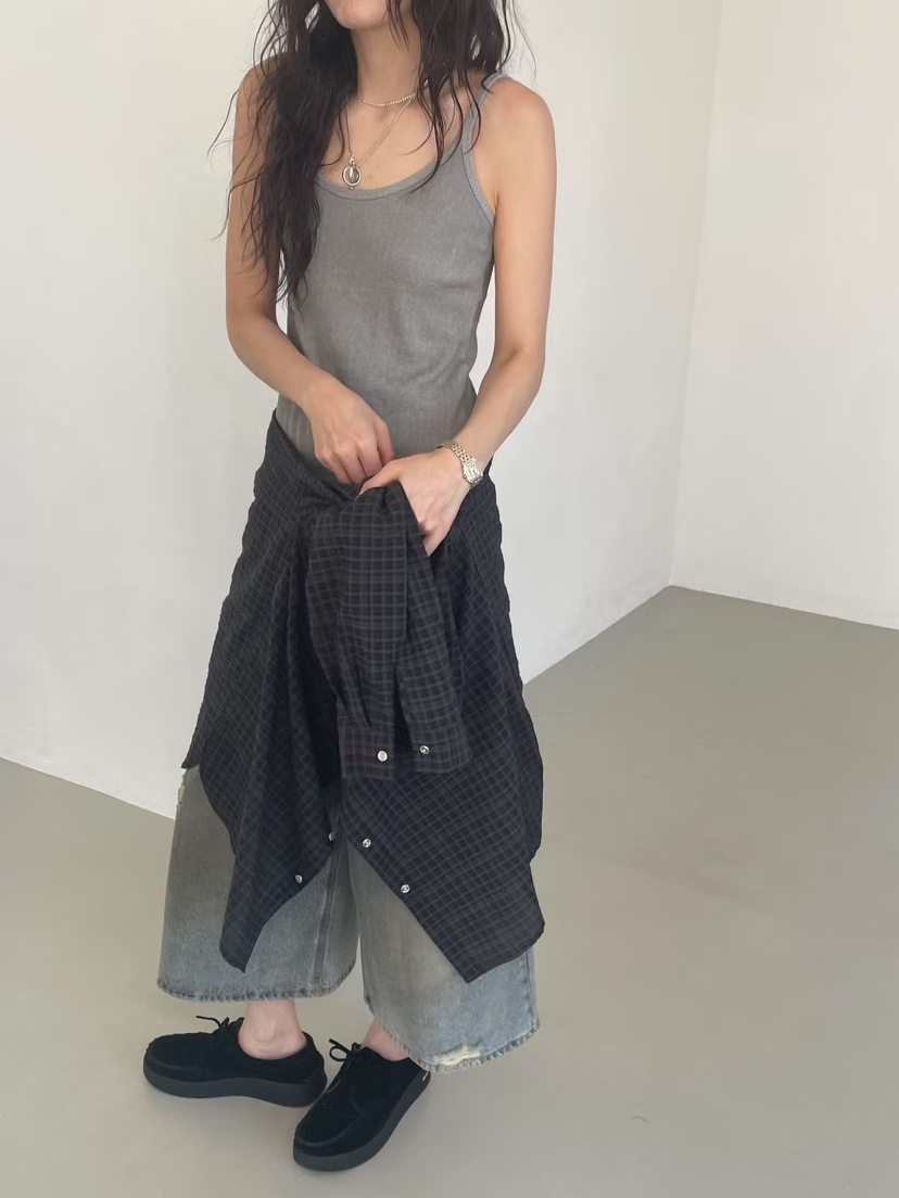 MINIMUZE韓國直郵㊣女裝新款25春夏熱賣推薦真品時尚吊帶背心MINIMUZE吊帶/背心