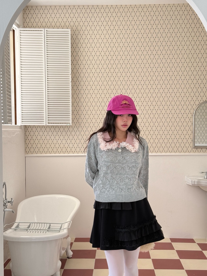 MAISONDEGLORY東大門㊣代購女裝新品推薦時尚熱賣職業針織衫MAISON DE GLORY針織衫