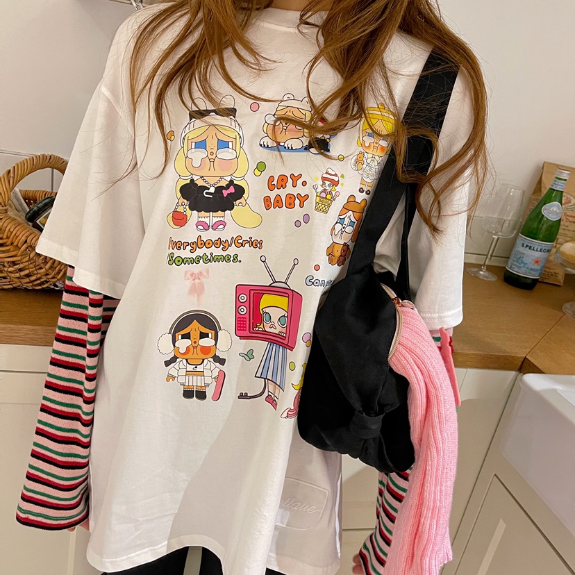 BOUTIQUE-L韓國直郵㊣女士新款職業推薦熱賣休閑25春夏長袖T恤BOUTIQUE-L長袖T恤