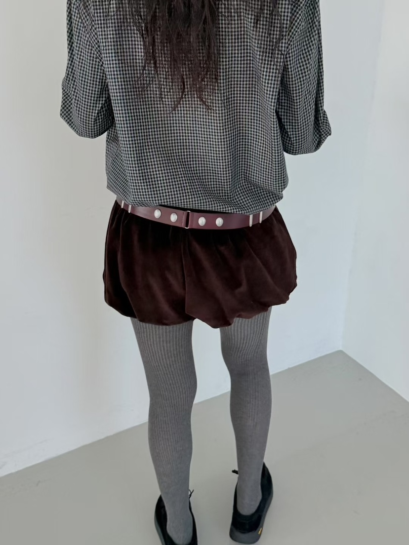 MINIMUZE東大門㊣直郵女士新款25春夏休閑真品熱賣短褲喇叭MINIMUZE短褲