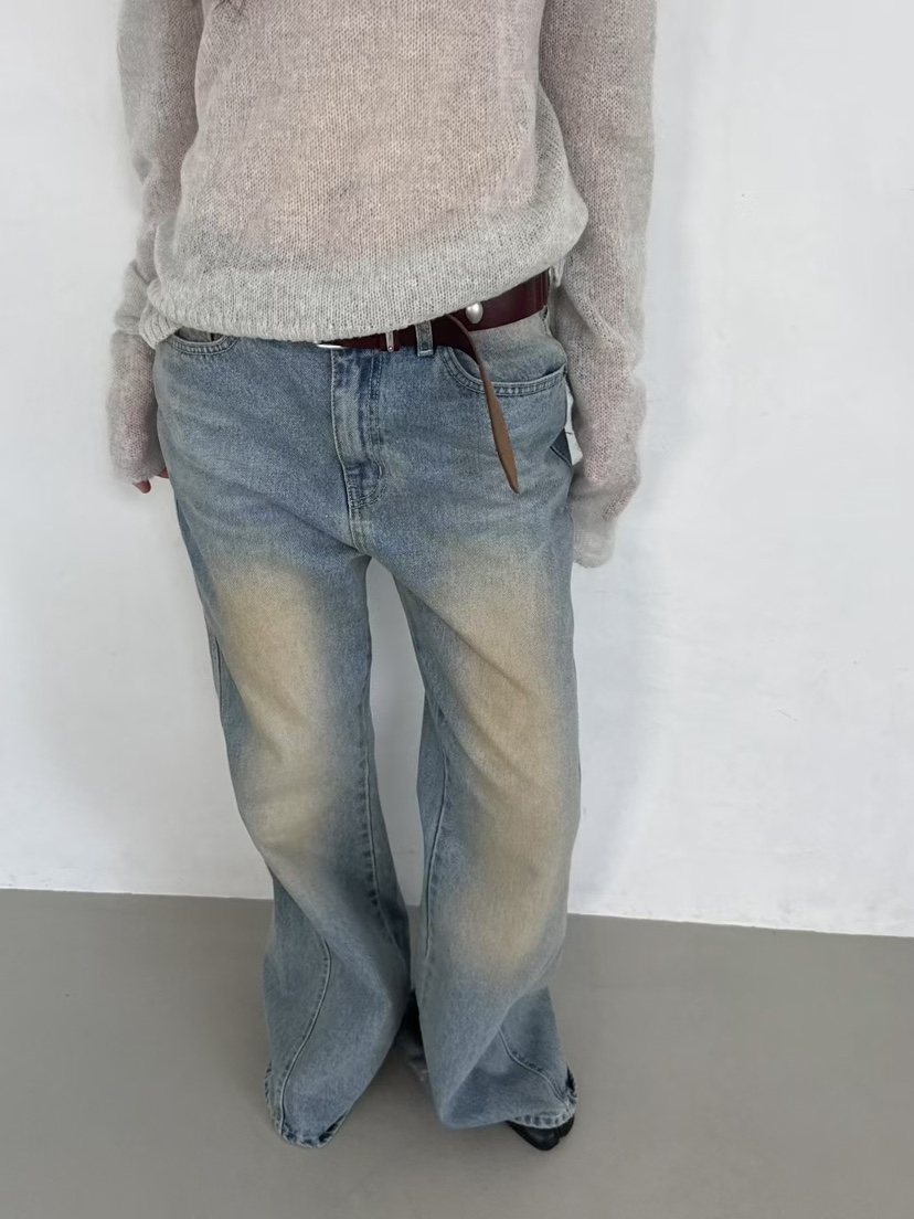 MINIMUZE韓國代購㊣女士新品25春夏人氣時尚推薦真品牛仔褲MINIMUZE牛仔褲