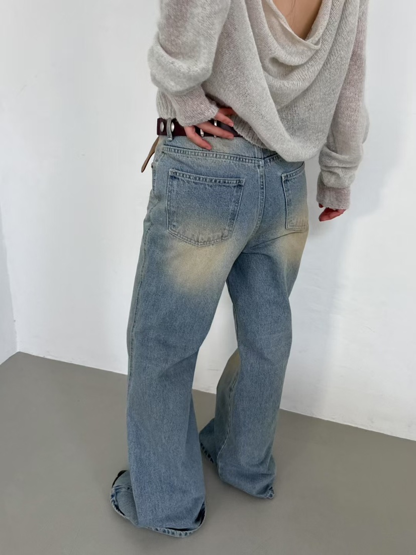MINIMUZE韓國代購㊣女士新品25春夏人氣時尚推薦真品牛仔褲MINIMUZE牛仔褲