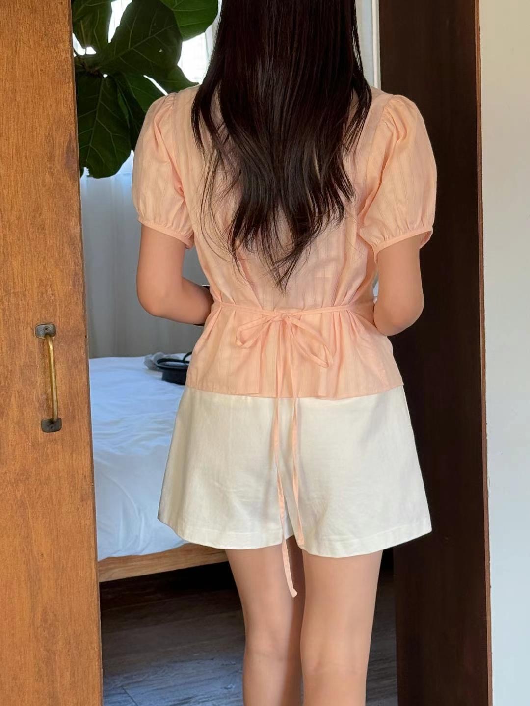 THE ORA東大門㊣直郵女士新品熱賣時尚休閑人氣襯衫蕾絲衫THE ORA襯衫/蕾絲衫