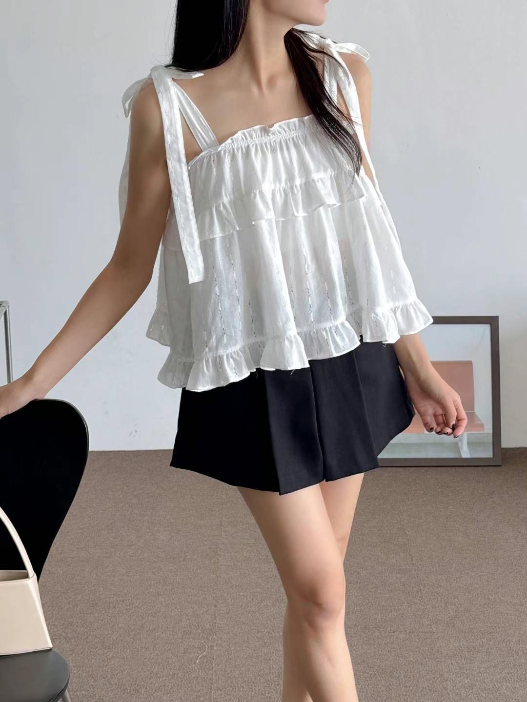 THE ORA東大門㊣直郵女裝新款推薦25春夏休閑職業吊帶背心THE ORA吊帶/背心圖色2