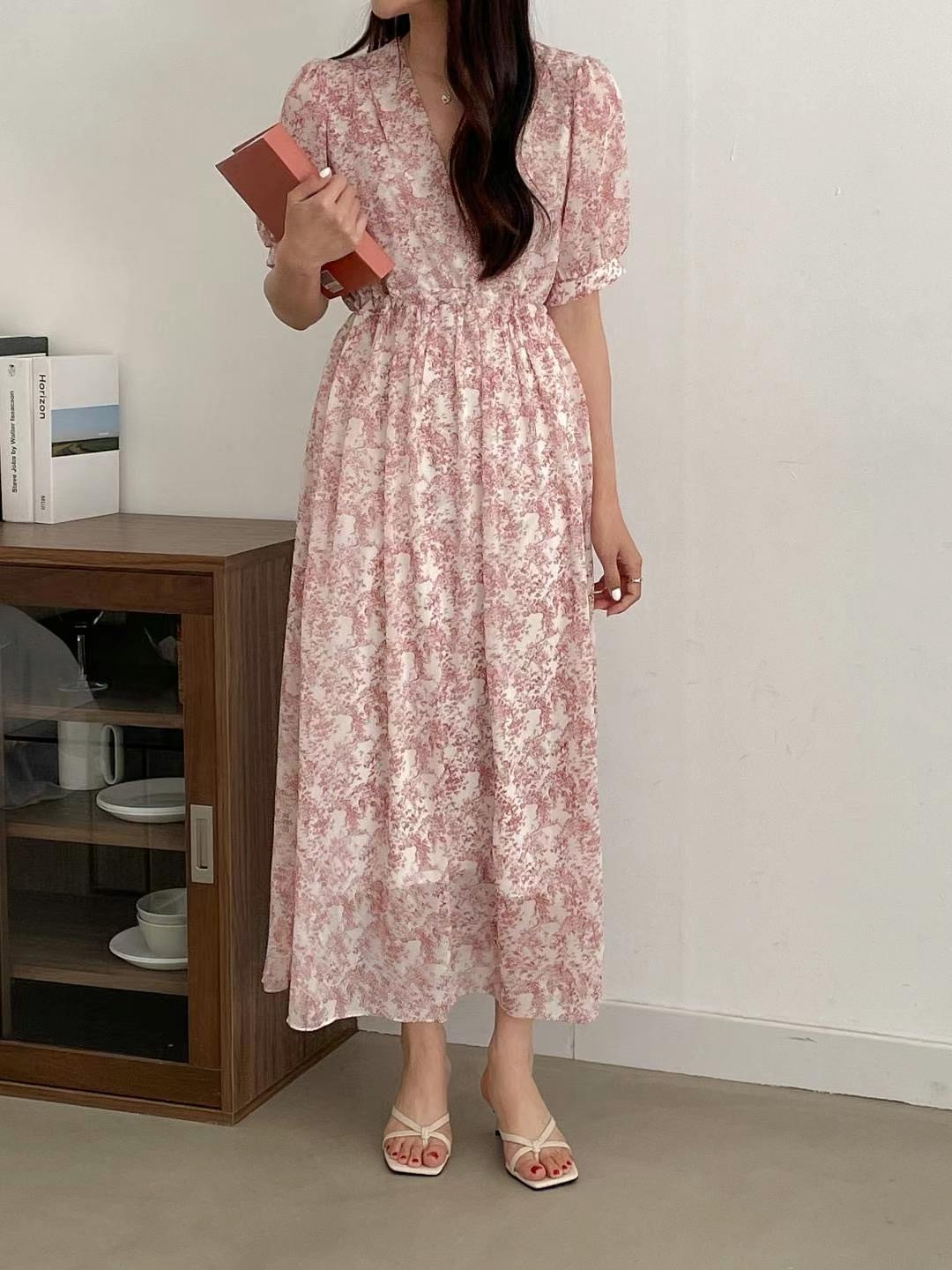 THE ORA東大門㊣直郵女士新品休閑25春夏熱賣時尚人氣連衣裙THE ORA連衣裙圖色2