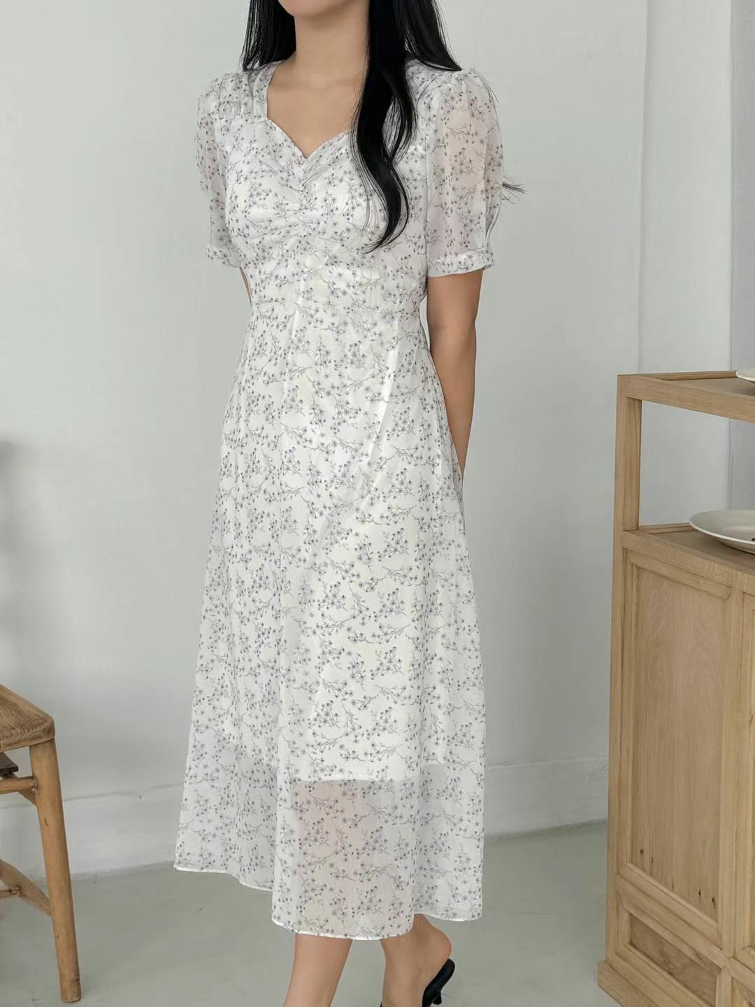 THE ORA東大門㊣直郵女裝新品人氣25春夏職業熱賣推薦連衣裙THE ORA連衣裙圖色2