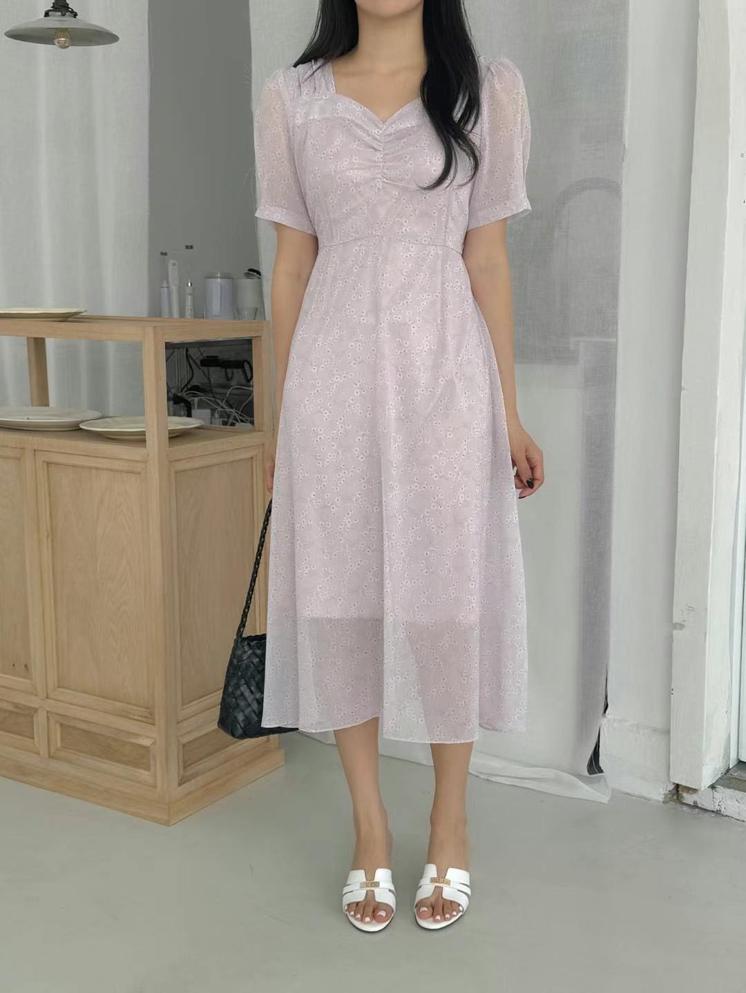 THE ORA東大門㊣直郵女裝新品人氣25春夏職業熱賣推薦連衣裙THE ORA連衣裙圖色3
