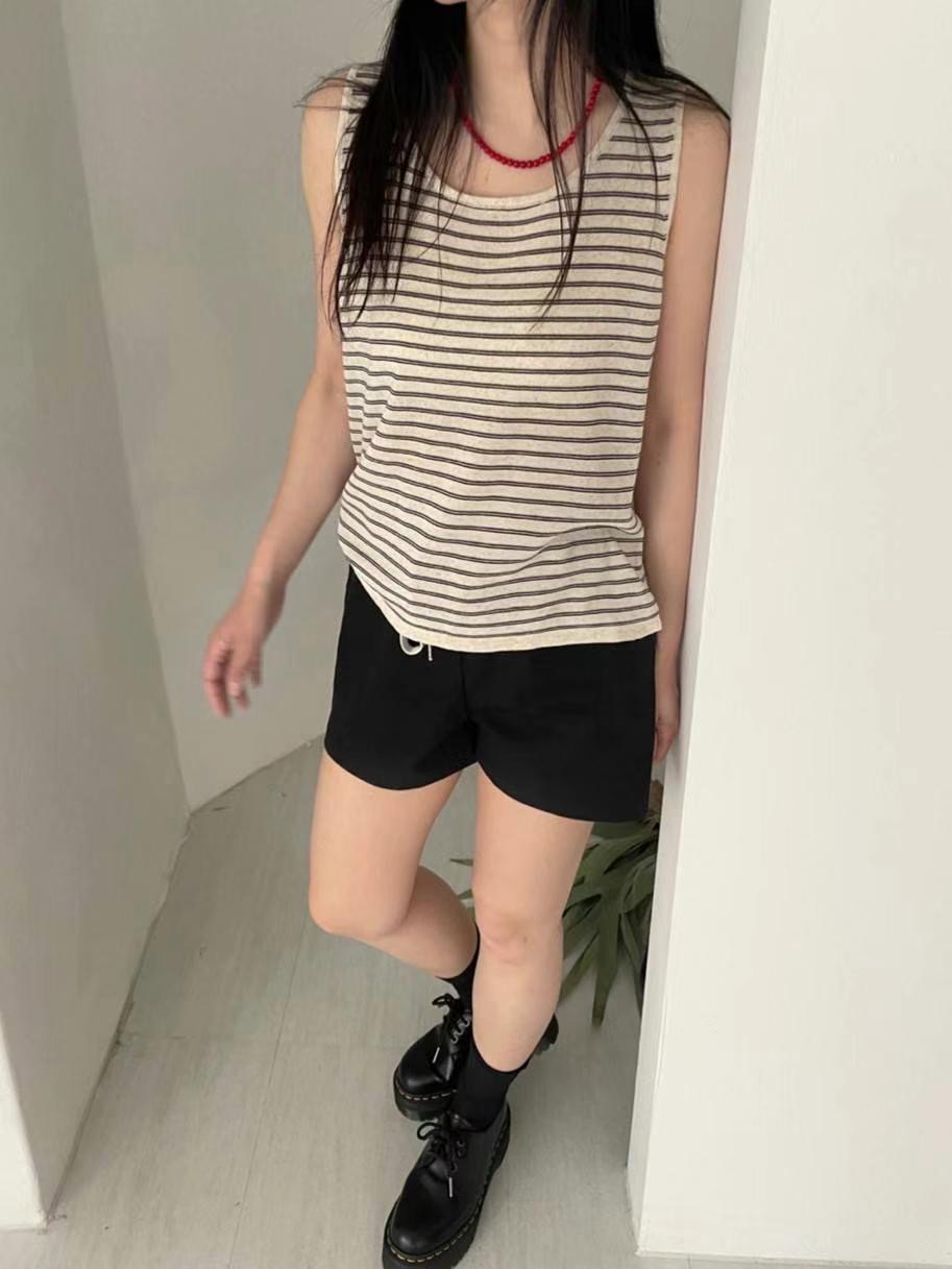 UNTIL東大門㊣代購女士新款推薦熱賣真品時尚休閑人氣吊帶背心UNTIL吊帶/背心圖色2米色