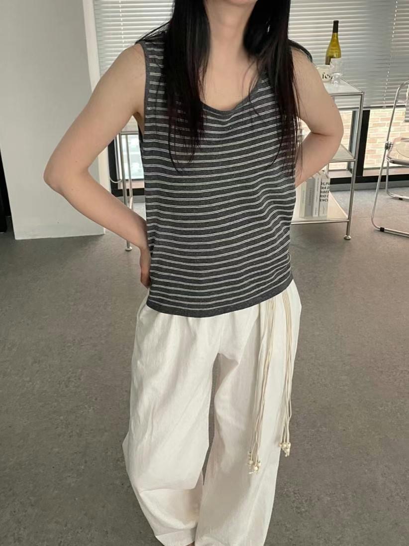 UNTIL東大門㊣代購女士新款推薦熱賣真品時尚休閑人氣吊帶背心UNTIL吊帶/背心圖色3灰色