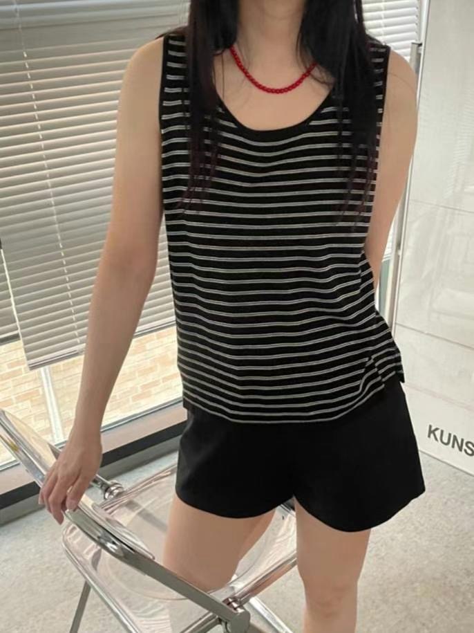 UNTIL東大門㊣代購女士新款推薦熱賣真品時尚休閑人氣吊帶背心UNTIL吊帶/背心圖色4黑色