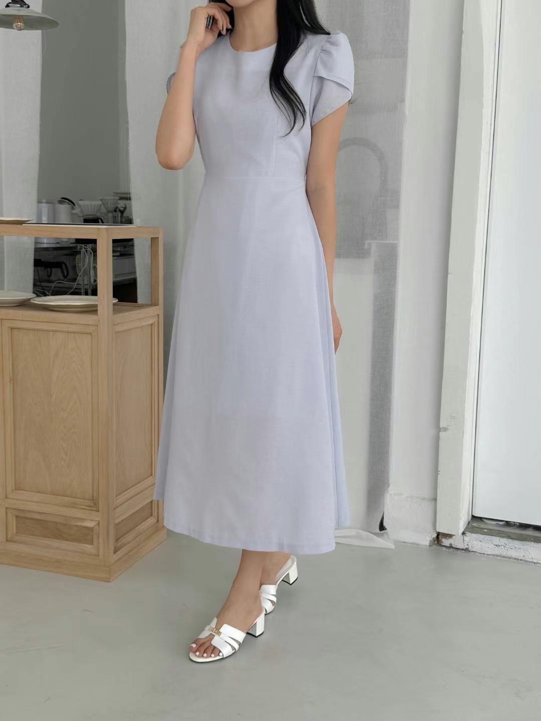 THE ORA韓國代購㊣女士新品25春夏推薦時尚真品熱賣連衣裙THE ORA連衣裙圖色1