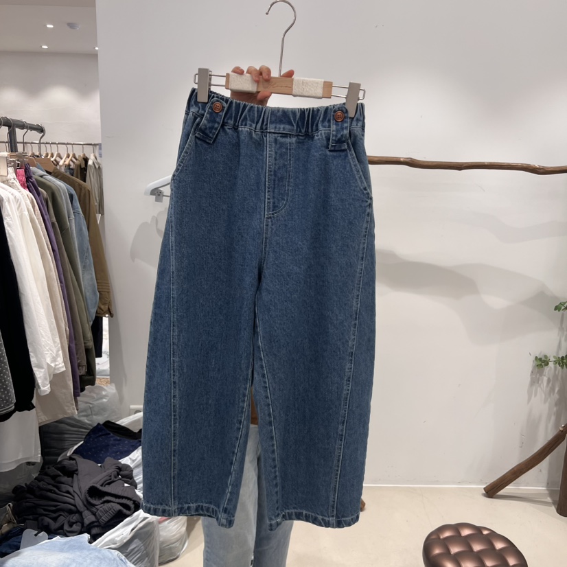 BLOOM東大門㊣實拍女裝新品時尚休閑25春夏熱賣真品職業牛仔褲BLOOM-S牛仔褲