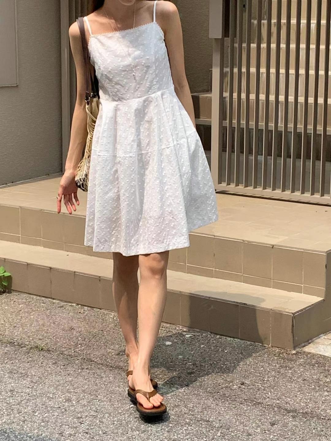 INOUF東大門㊣實拍女士新款25春夏推薦時尚人氣休閑職業連衣裙INOUF/FLUTTER連衣裙