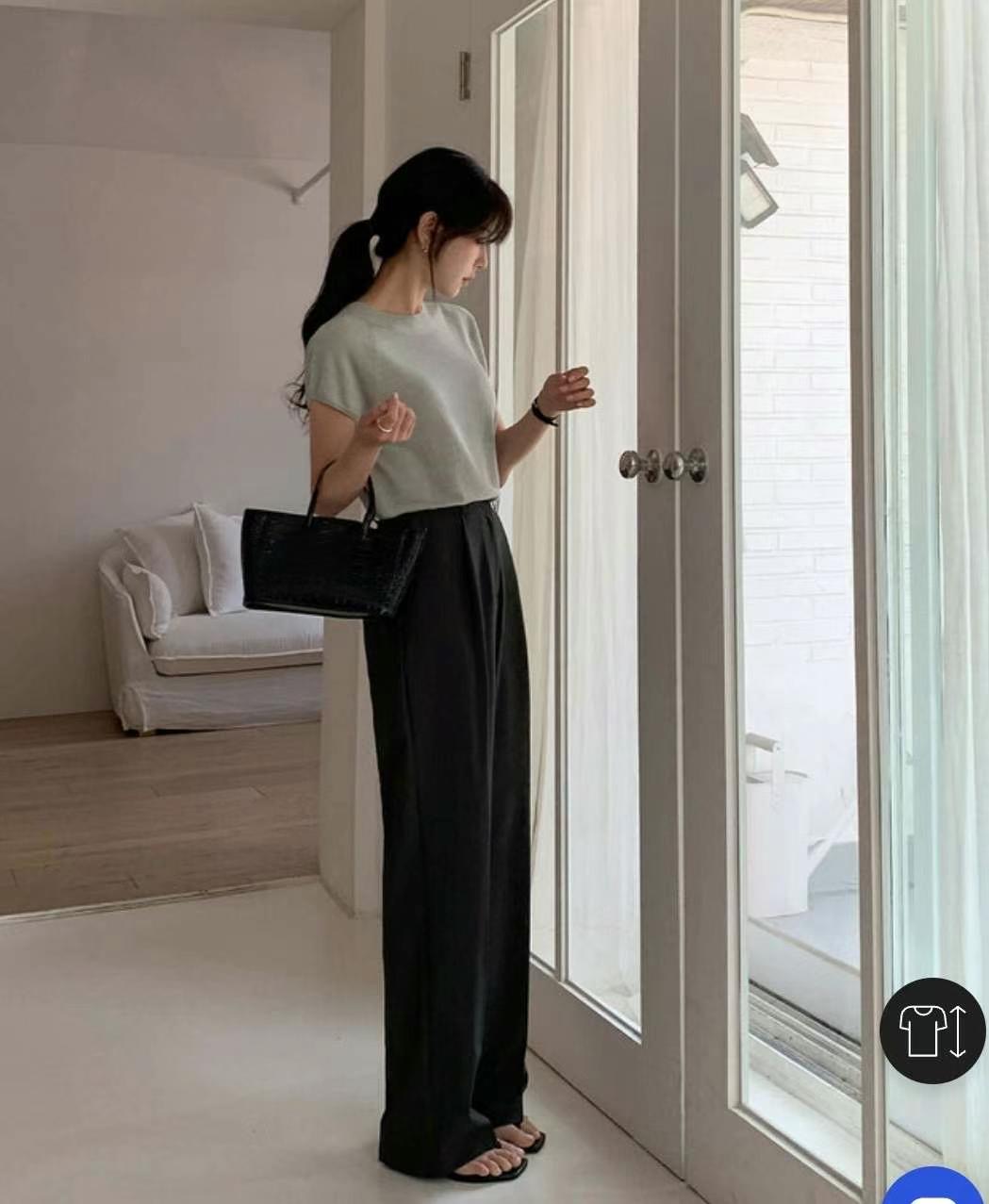 HARA韓國代購㊣女士新款推薦真品熱賣人氣休閑25春夏針織衫HARA針織衫