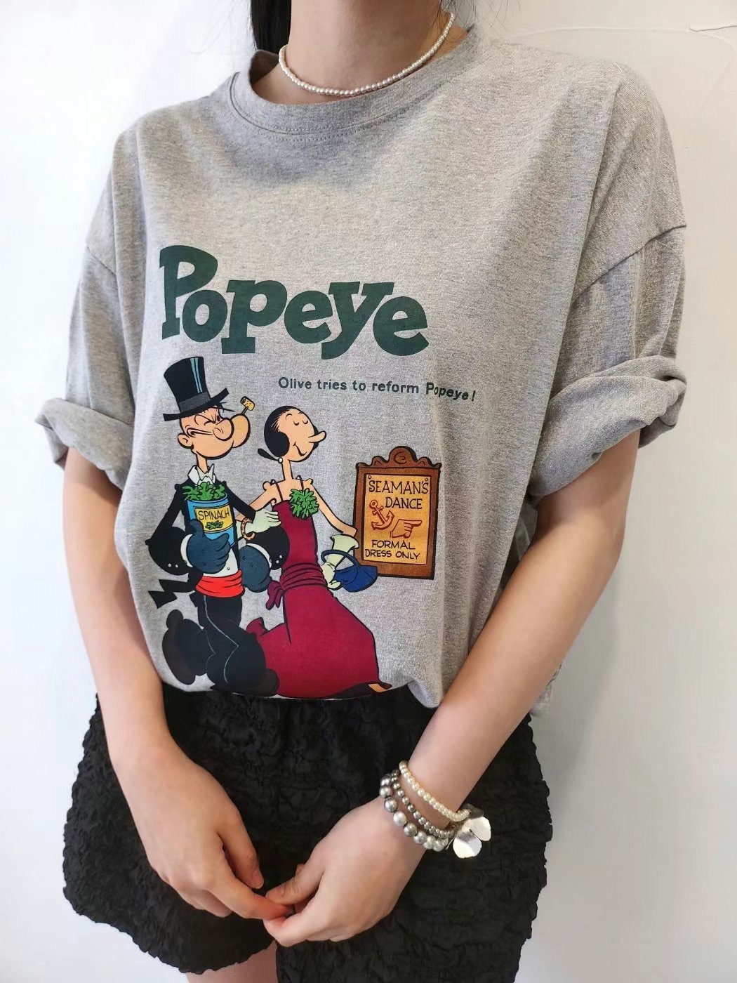 LAYERING東大門㊣實拍女裝新款推薦休閑真品人氣熱賣時尚T恤LAYERINGT恤圖色2