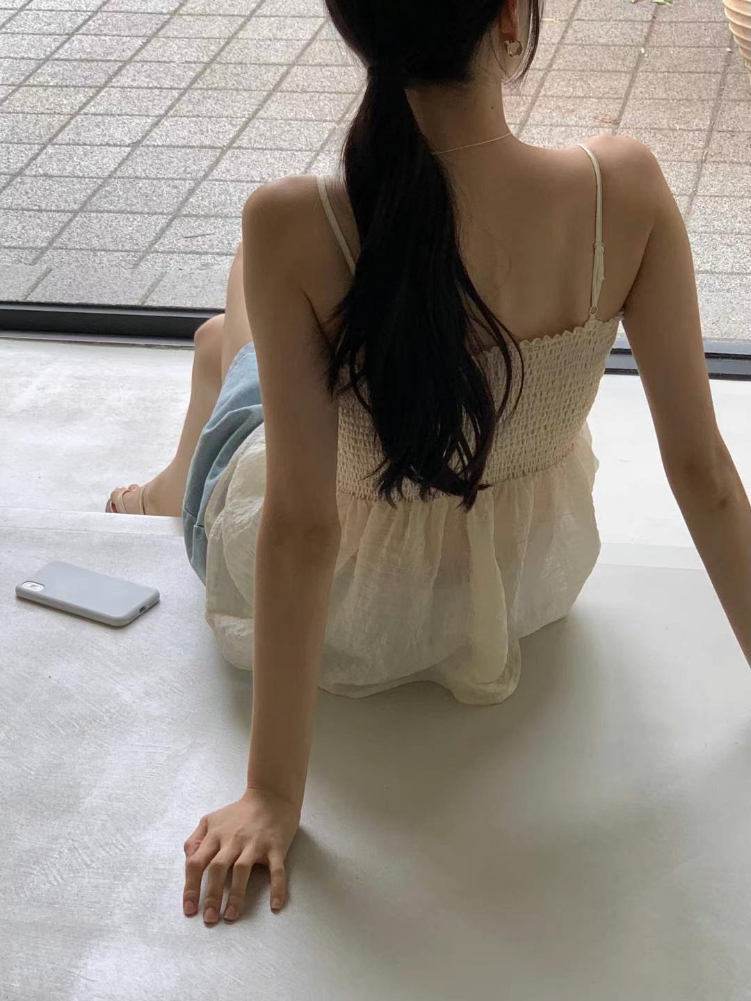 INOUF東大門㊣代購女裝新款熱賣真品推薦25春夏人氣吊帶背心INOUF/FLUTTER吊帶/背心