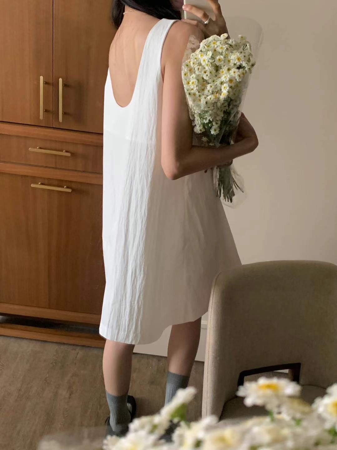 INOUF東大門㊣直郵女裝新款職業推薦人氣休閑25春夏真品連衣裙INOUF/FLUTTER連衣裙