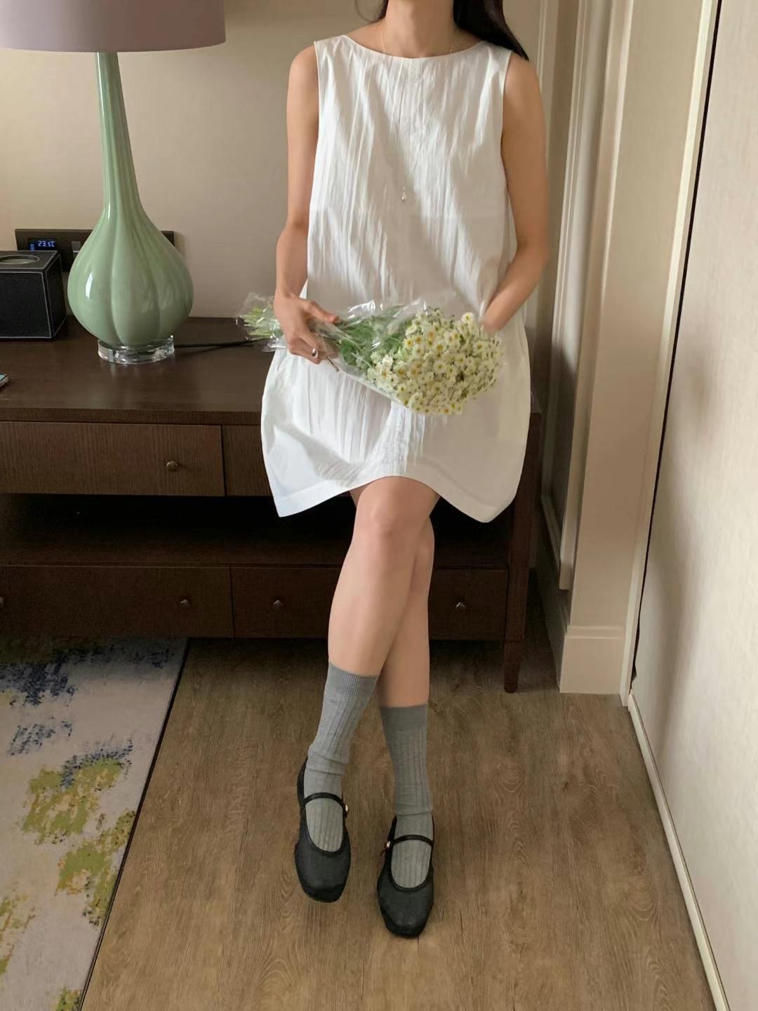 INOUF東大門㊣直郵女裝新款職業推薦人氣休閑25春夏真品連衣裙INOUF/FLUTTER連衣裙