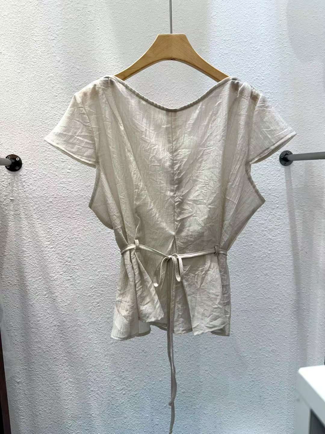 HARA東大門㊣代購女士新品25春夏熱賣職業人氣推薦襯衫蕾絲衫HARA襯衫/蕾絲衫圖色2