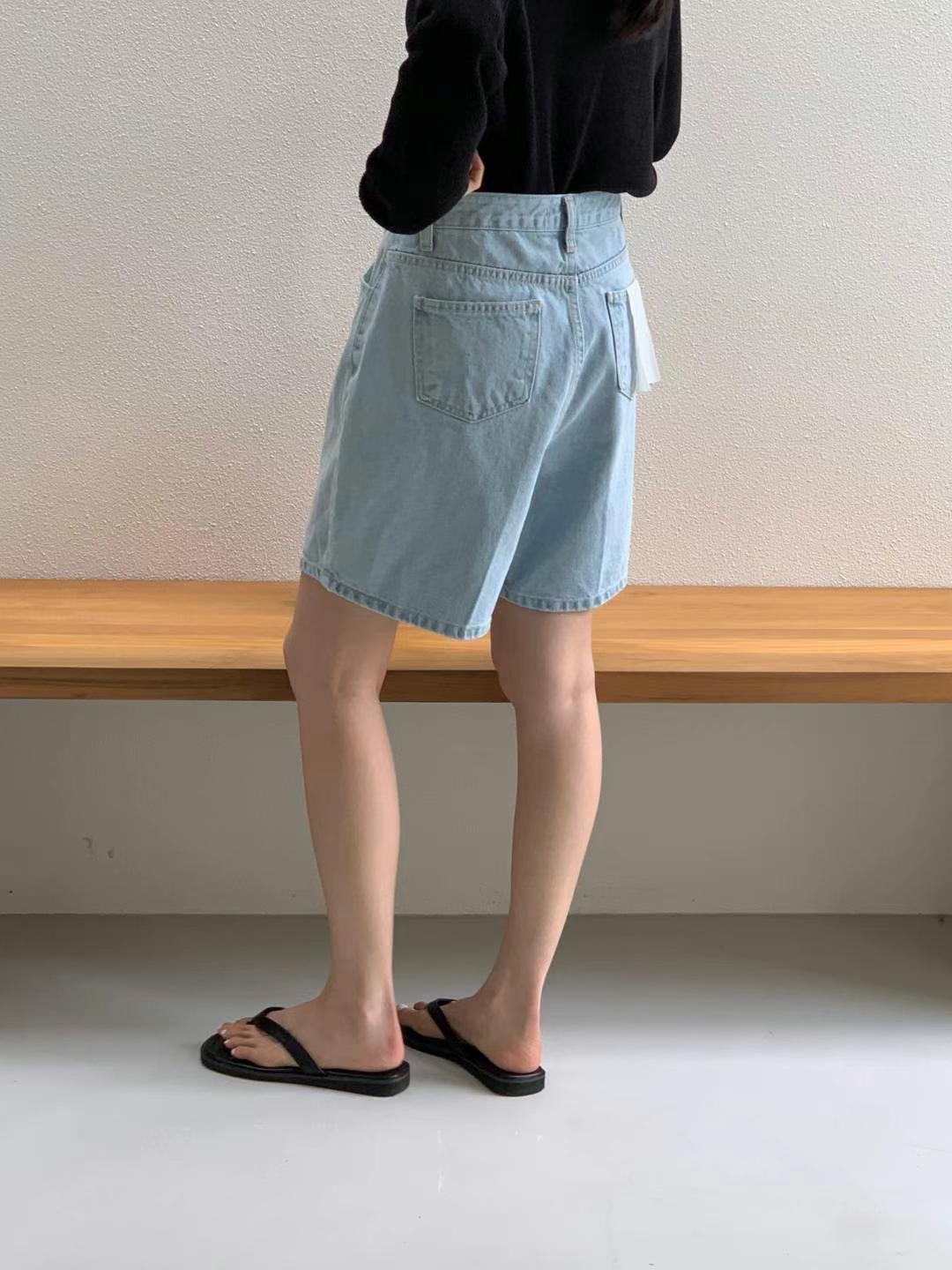 INOUF東大門㊣實拍女裝新款熱賣真品人氣時尚職業休閑25春夏短褲INOUF/FLUTTER短褲