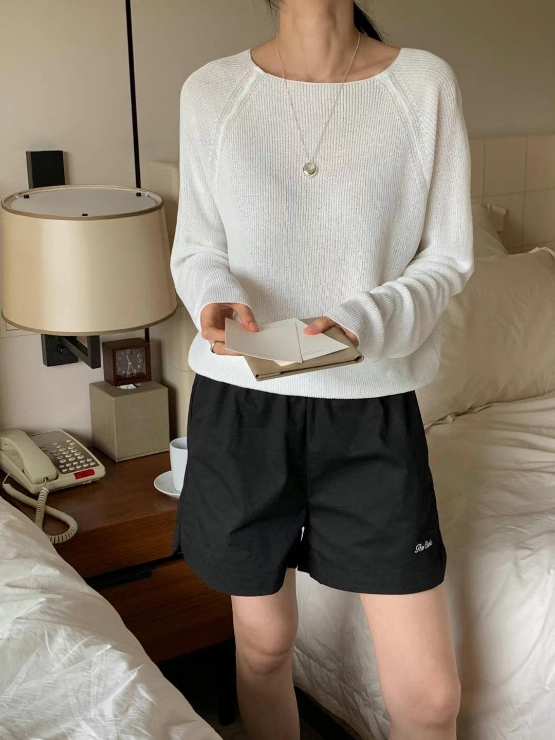 INOUF東大門㊣代購女士新款25春夏人氣熱賣時尚推薦職業短褲INOUF/FLUTTER短褲