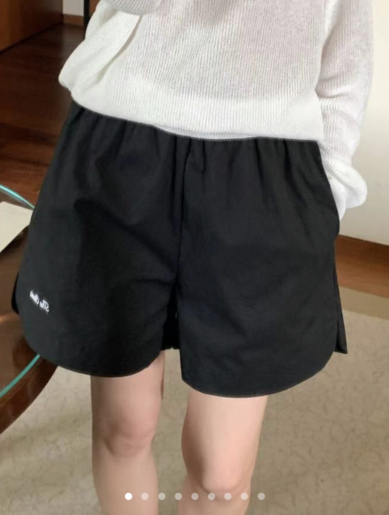 INOUF東大門㊣代購女士新款25春夏人氣熱賣時尚推薦職業短褲INOUF/FLUTTER短褲圖色1