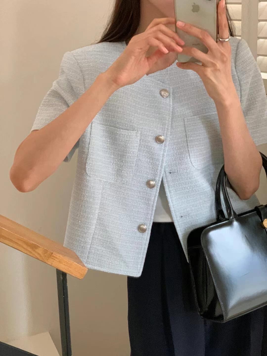 INOUF東大門㊣代購女裝新款25春夏時尚推薦真品熱賣人氣夾克INOUF/FLUTTER夾克