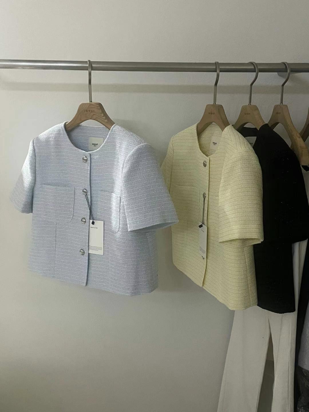 INOUF東大門㊣代購女裝新款25春夏時尚推薦真品熱賣人氣夾克INOUF/FLUTTER夾克圖色3左三色
