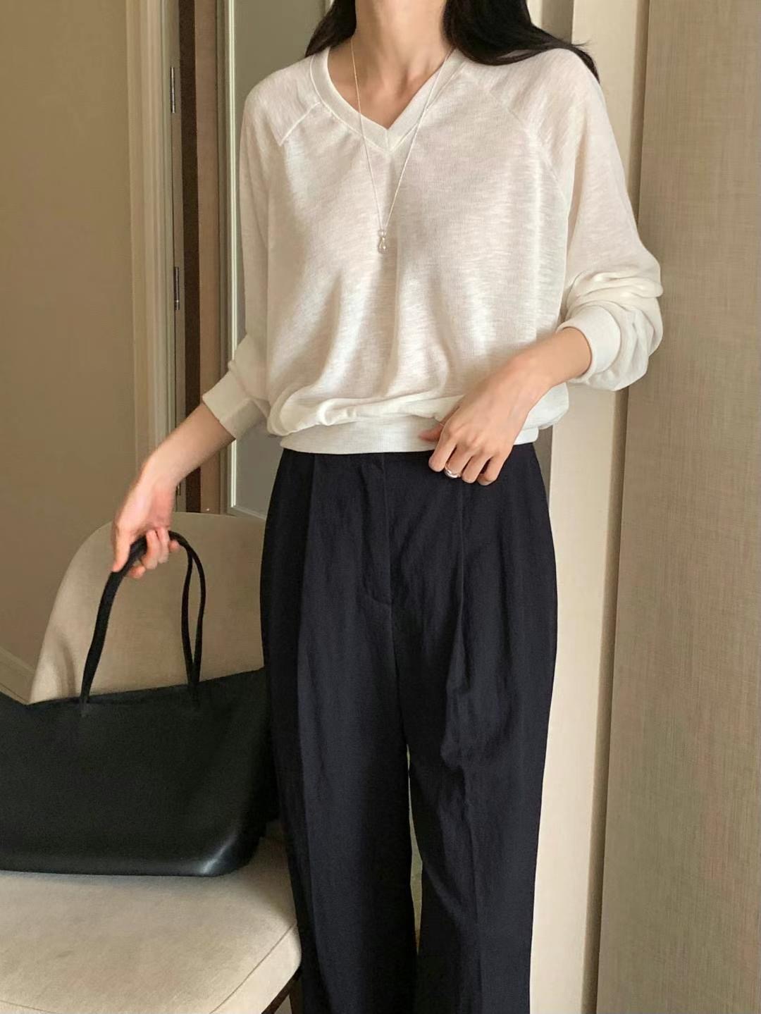 INOUF東大門㊣代購女裝新款熱賣真品職業25春夏休閑推薦休閑褲INOUF/FLUTTER休閑褲