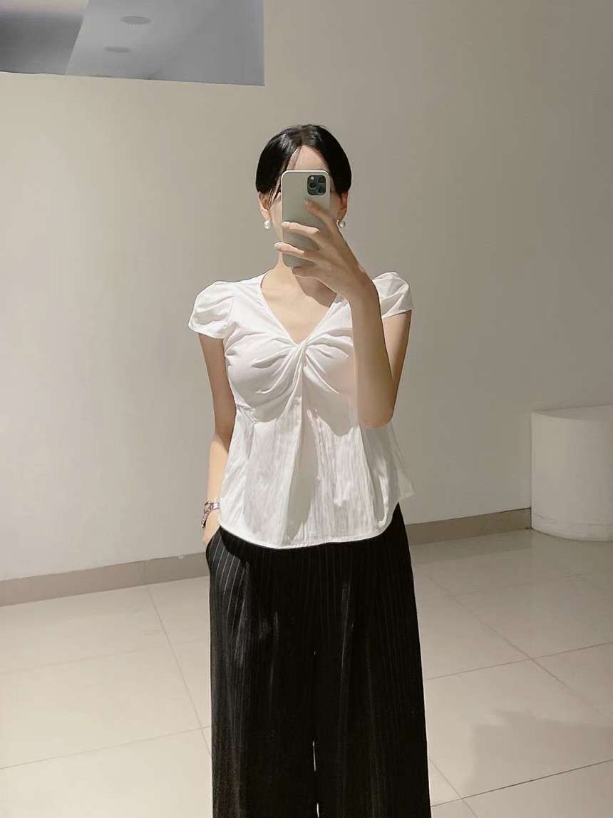 HARA韓國直郵㊣女裝新品推薦職業人氣真品熱賣25春夏襯衫蕾絲衫HARA襯衫/蕾絲衫