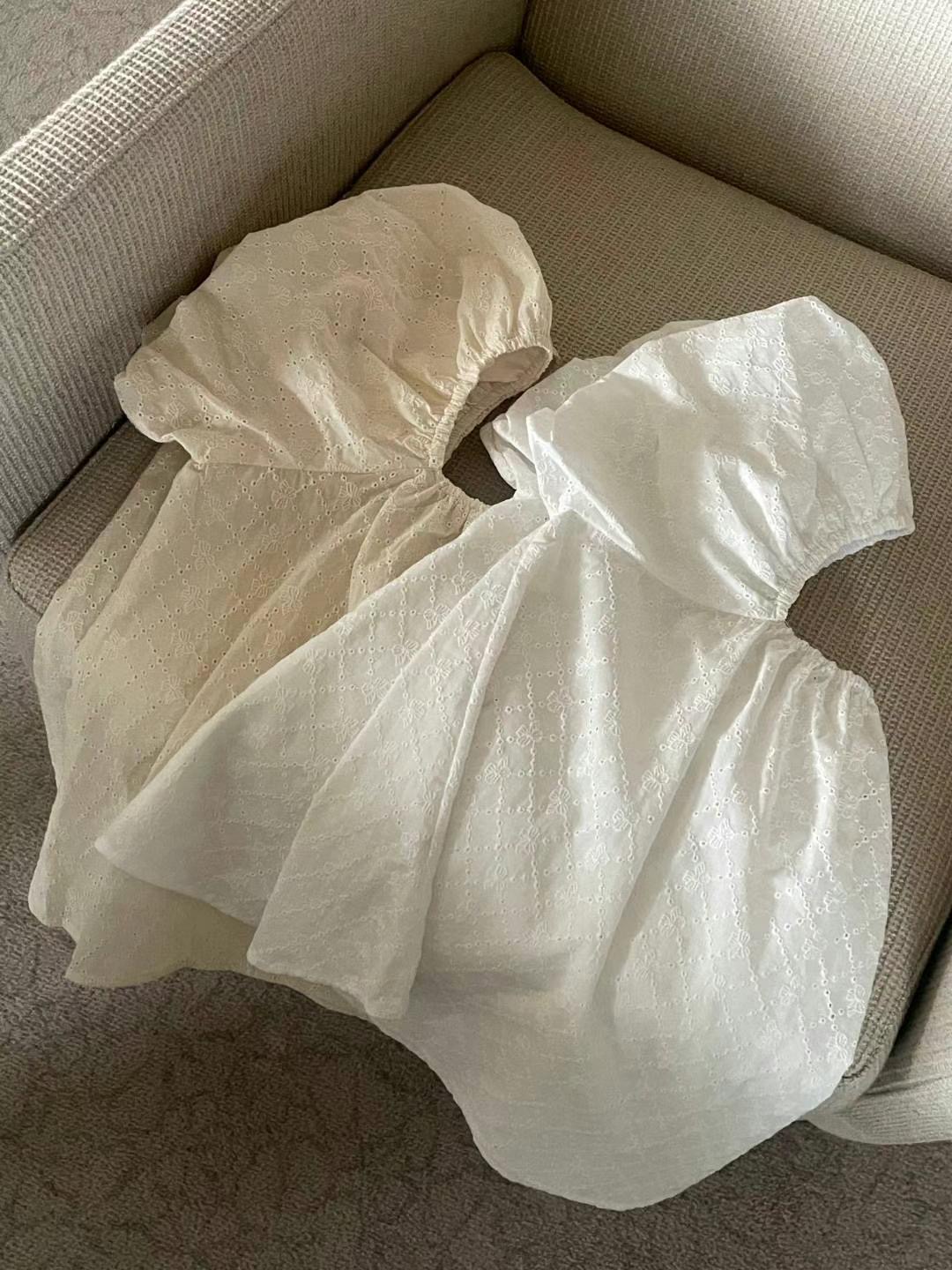 INOUF東大門㊣直郵女士新品休閑人氣職業襯衫蕾絲衫刺繡蕾絲INOUF/FLUTTER襯衫/蕾絲衫