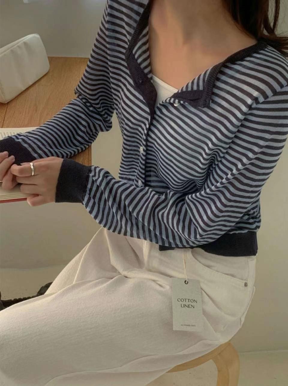 HARA韓國代購㊣女士新品熱賣休閑職業真品人氣時尚25春夏針織衫HARA針織衫
