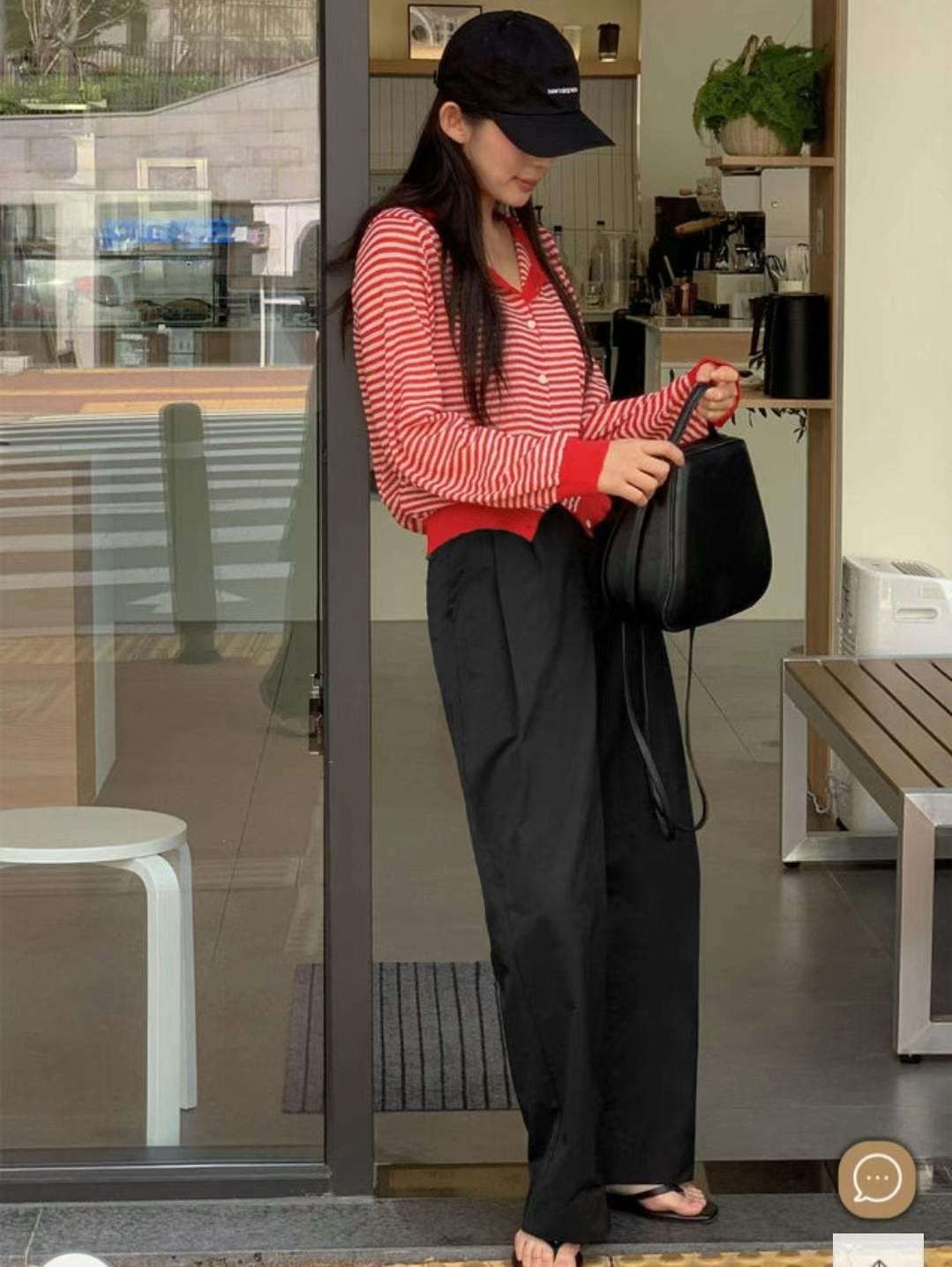 HARA韓國代購㊣女士新品熱賣休閑職業真品人氣時尚25春夏針織衫HARA針織衫