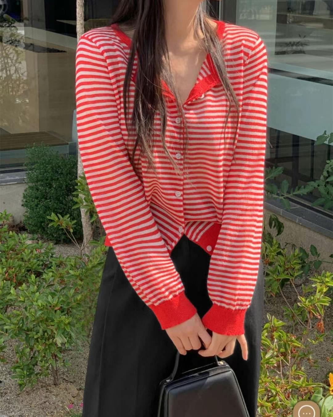 HARA韓國代購㊣女士新品熱賣休閑職業真品人氣時尚25春夏針織衫HARA針織衫圖色3