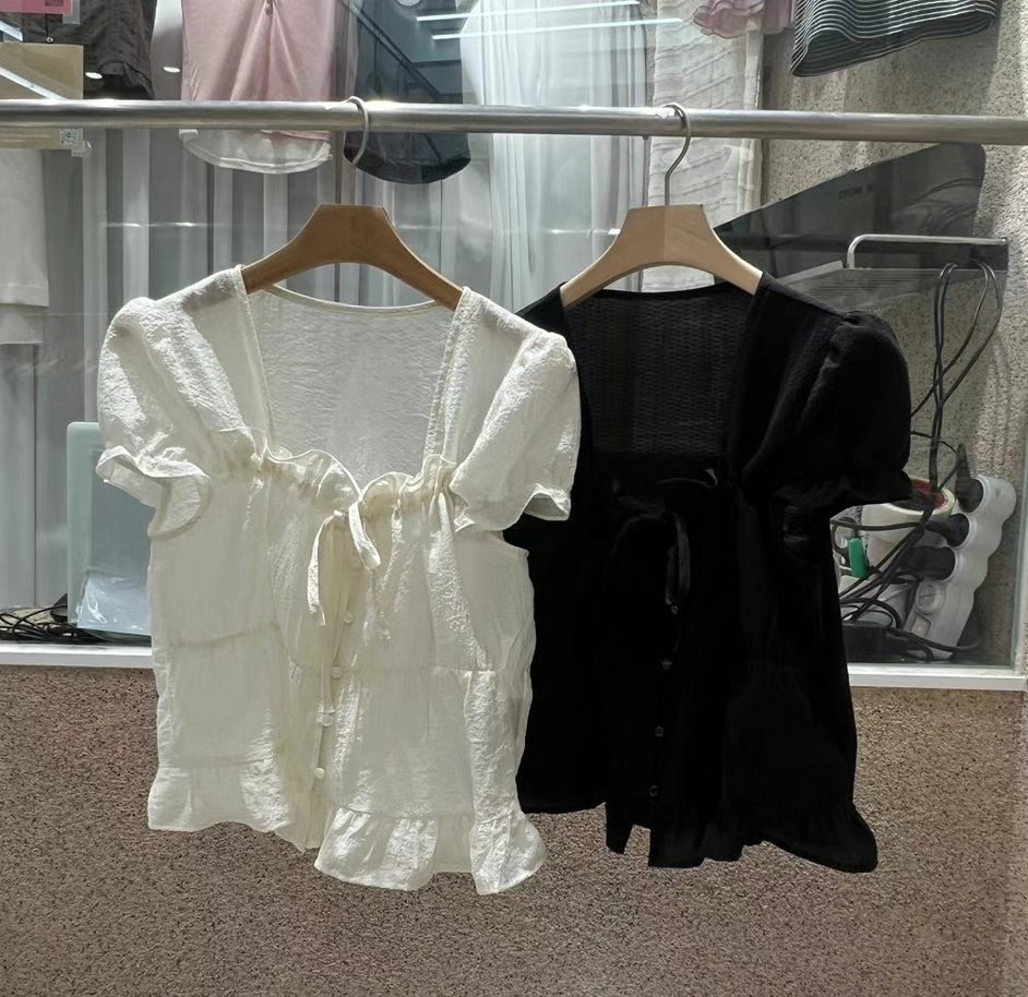 HAVE韓國直郵㊣女裝新款職業熱賣真品人氣休閑時尚襯衫蕾絲衫HAVE襯衫/蕾絲衫