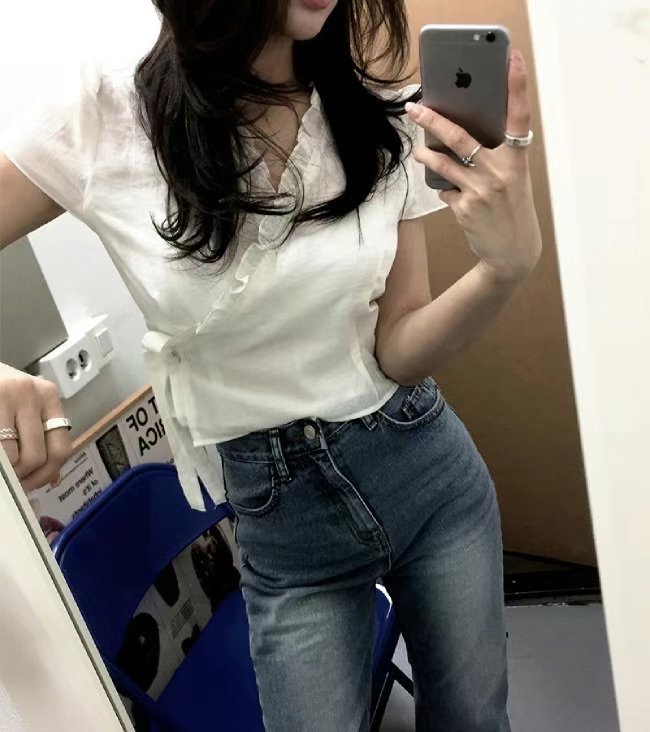 HAVE東大門㊣代購女士新款時尚熱賣推薦職業人氣襯衫蕾絲衫HAVE襯衫/蕾絲衫