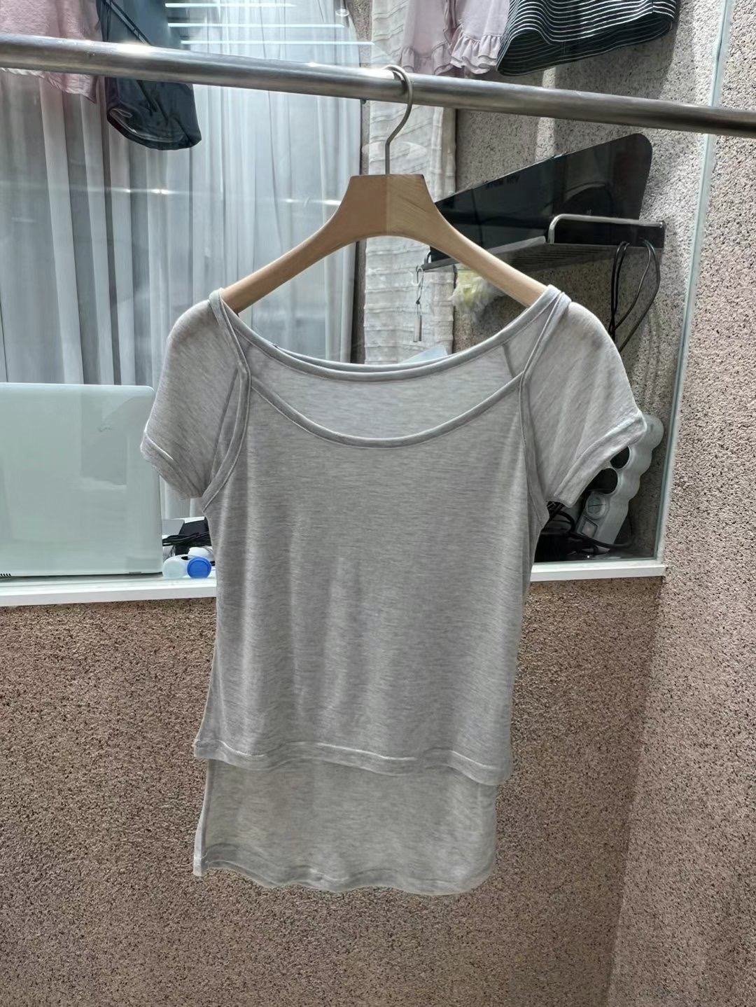 HAVE韓國直郵㊣女裝新款熱賣25春夏職業休閑推薦人氣套裝雙層HAVE套裝