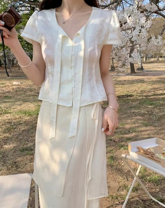 HAVE東大門㊣實拍女士新品25春夏推薦熱賣人氣真品襯衫蕾絲衫HAVE襯衫/蕾絲衫