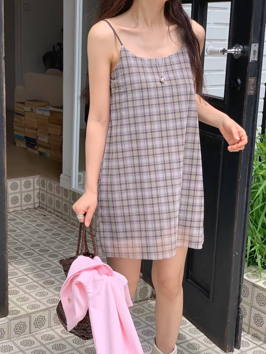 UNCOVER CUBE韓國直郵㊣女士新款休閑職業時尚人氣連衣裙含包LALAGIRL連衣裙圖色2