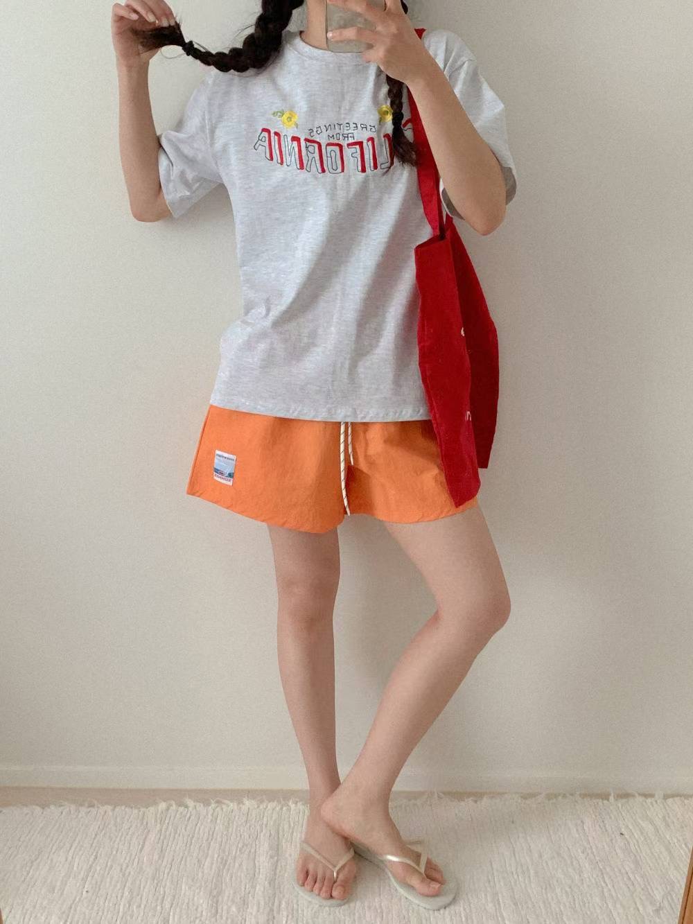 SALT.B韓國代購㊣女裝新款25春夏真品職業推薦熱賣T恤刺繡SALT.BT恤圖色2