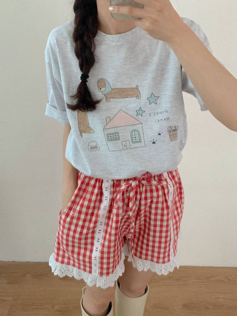 SALT.B韓國直郵㊣女士新品休閑25春夏熱賣人氣推薦時尚T恤SALT.BT恤圖色2
