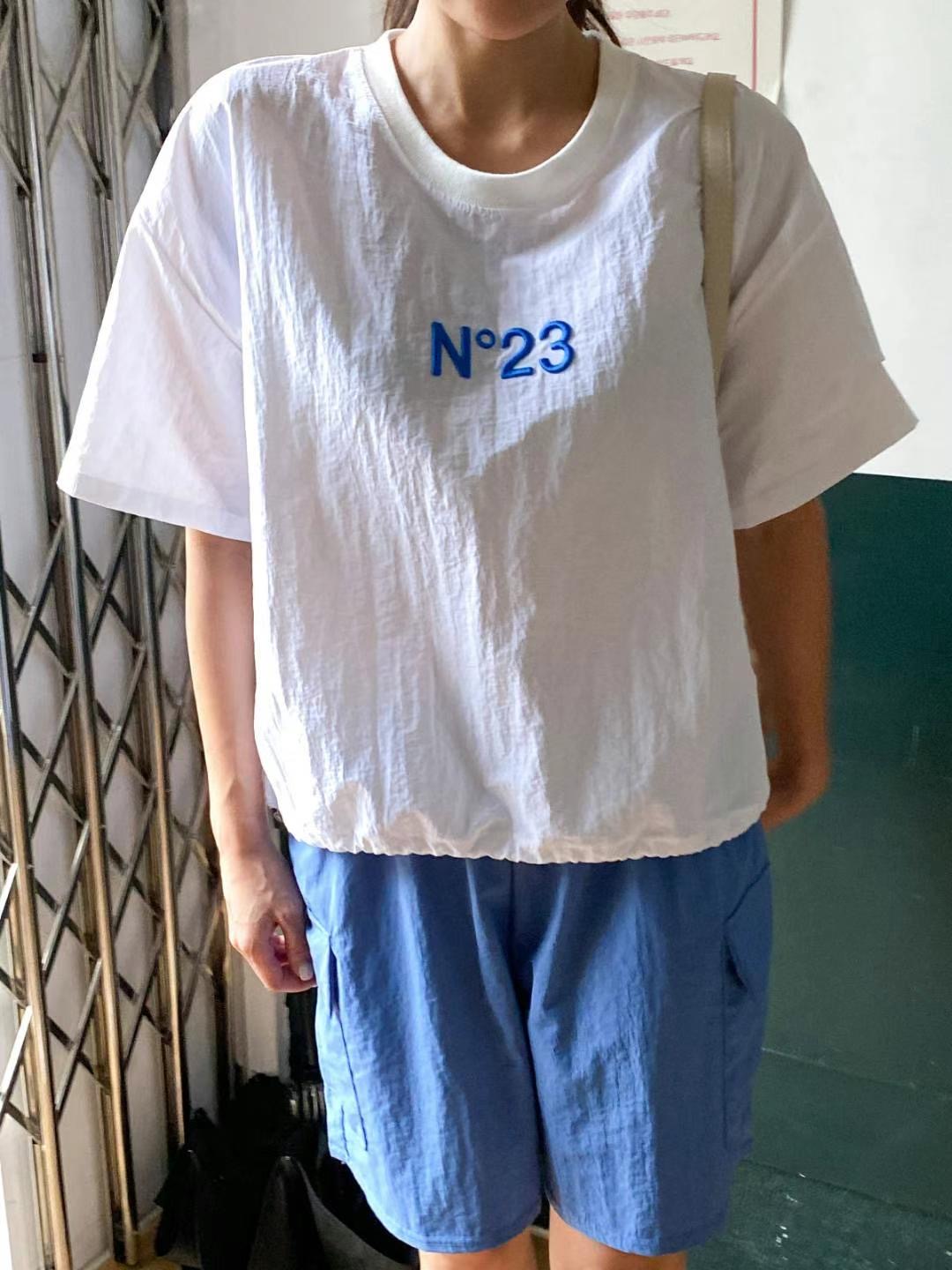 DKS08韓國直郵㊣女士新品25春夏休閑真品推薦職業人氣時尚T恤DKS08T恤