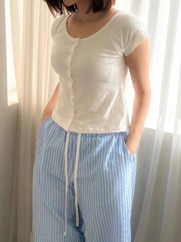 SALT.B東大門㊣實拍女裝新品人氣真品25春夏職業時尚T恤開衫SALT.BT恤