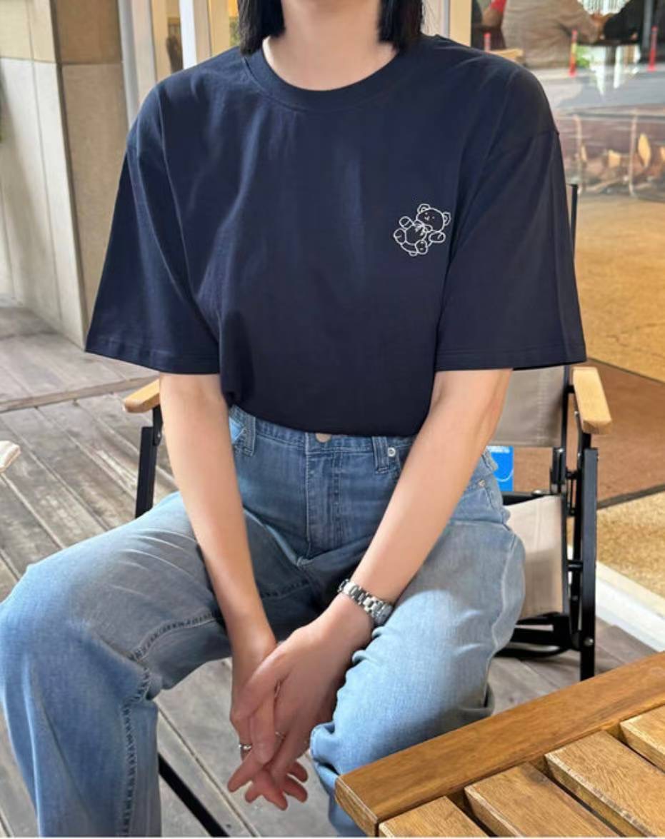 SALT.B韓國直郵㊣女士新款熱賣休閑人氣25春夏真品時尚T恤SALT.BT恤圖色1