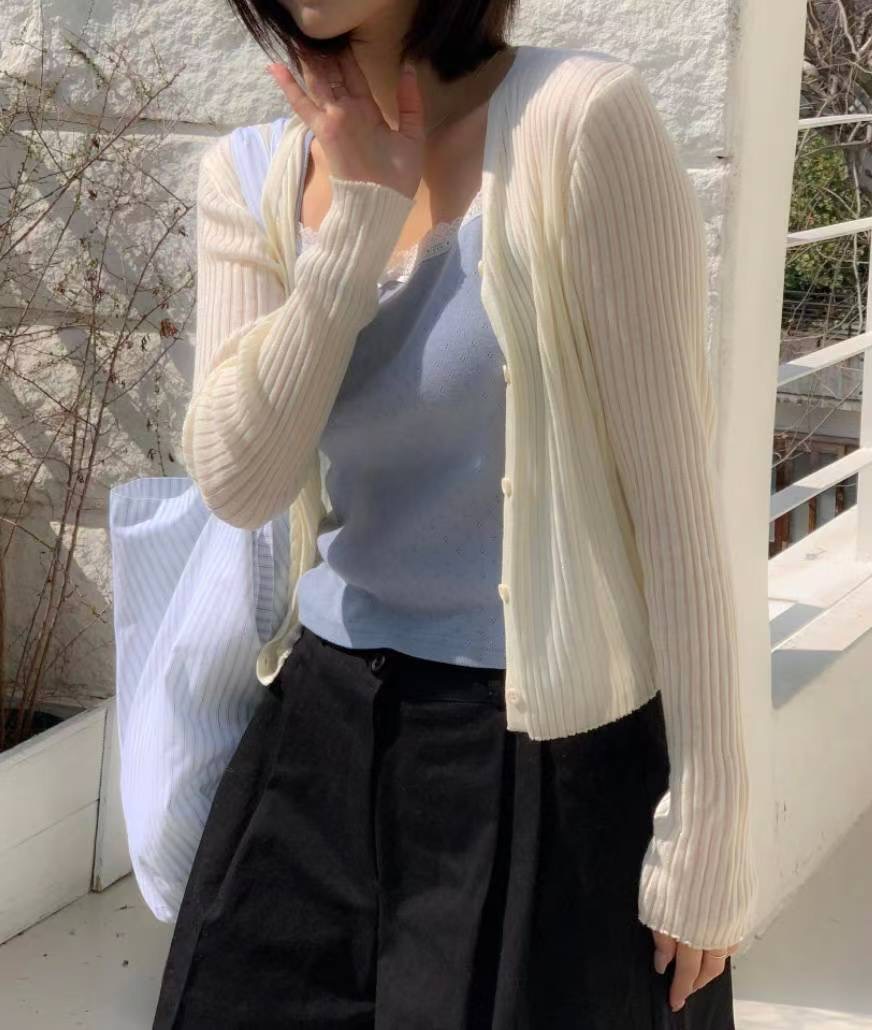 SALT.B韓國代購㊣女裝新品熱賣人氣真品25春夏職業推薦針織衫SALT.B針織衫圖色2