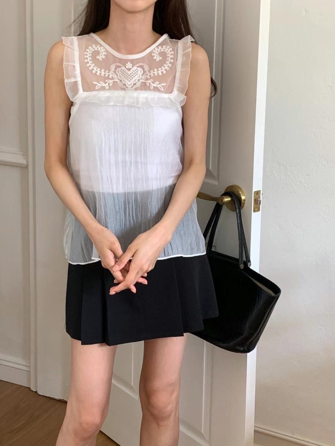 SALT.B韓國代購㊣女裝新品職業推薦休閑時尚真品25春夏吊帶背心SALT.B吊帶/背心