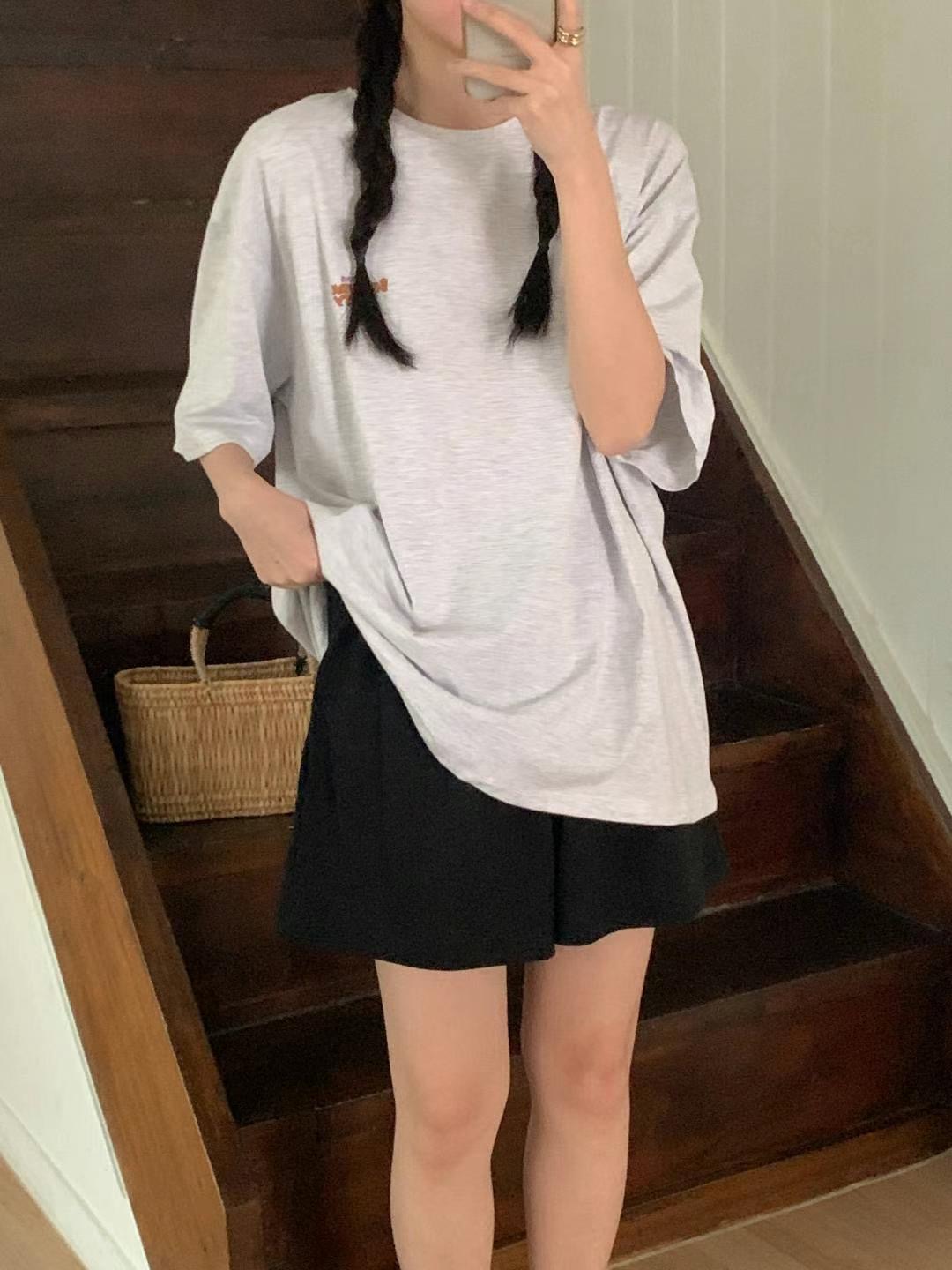 SALT.B東大門㊣直郵女裝新款時尚25春夏推薦人氣職業休閑T恤SALT.BT恤圖色2