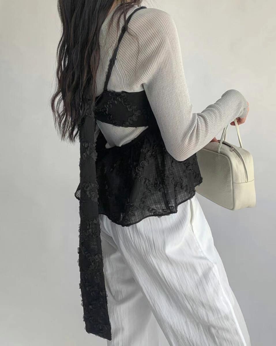 SALT.B韓國代購㊣女裝新款真品時尚休閑25春夏吊帶背心不含內搭SALT.B吊帶/背心