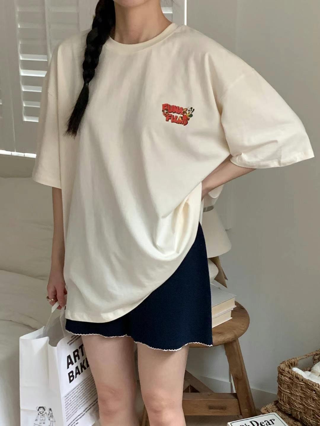 SALT.B韓國代購㊣女裝新款休閑推薦25春夏時尚人氣熱賣T恤SALT.BT恤圖色2