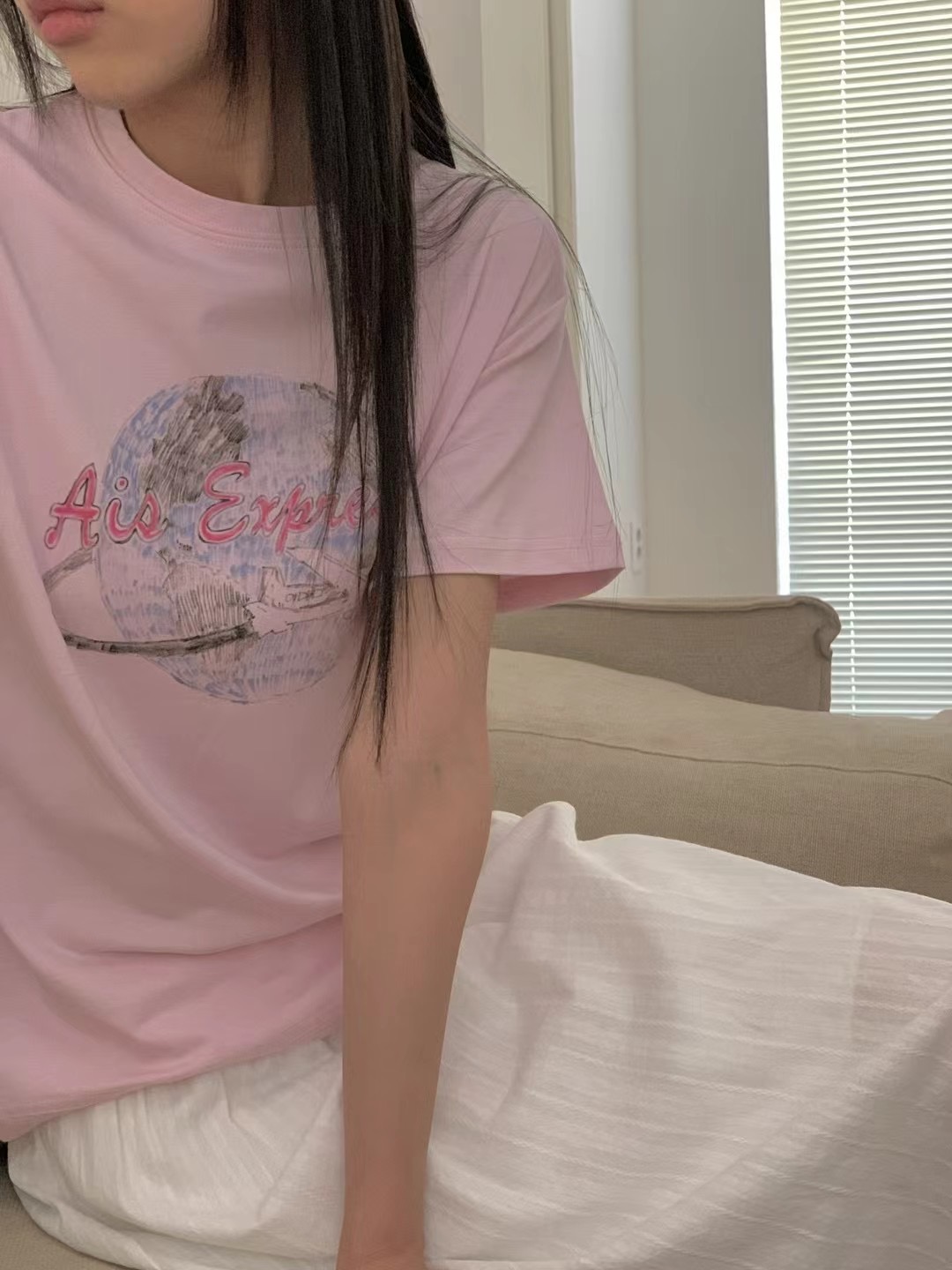 OBE韓國代購㊣女裝新品人氣時尚熱賣職業推薦25春夏休閑T恤OBET恤